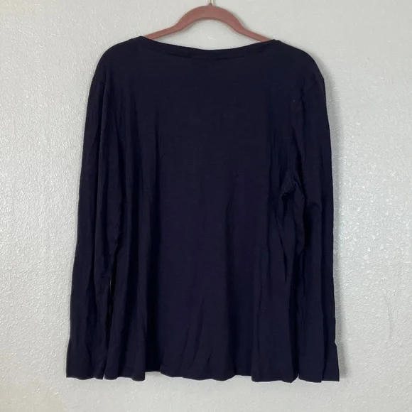 NWT Ariat Navy Maize Henley Top, XXL - Picture 6 of 6